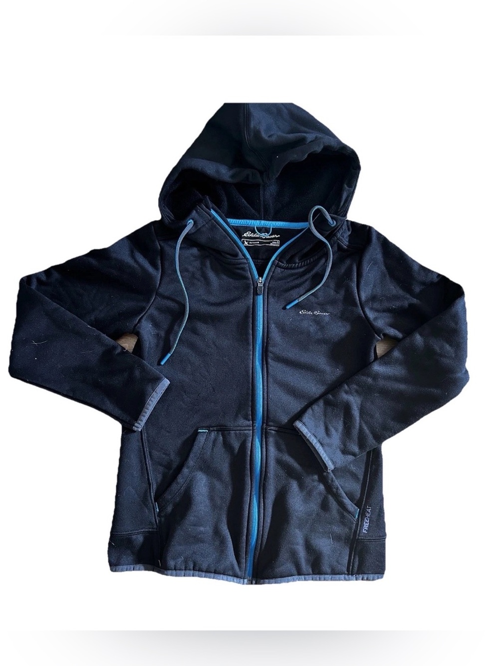 Eddie Bauer Black and Blue activewear Hoodie
